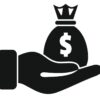 money-compensation-icon-simple-work-benefit-vector